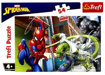 Image de TREFL Puzzle Spiderman : Contre les méchants 54 pièces