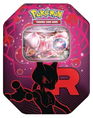 Produktbild von Pokémon Team Rockets Persian ex Tin 125 Englisch