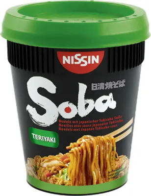 Produktbild von Nissin Soba Cup Teriyaki - 8 x 90 g Karton