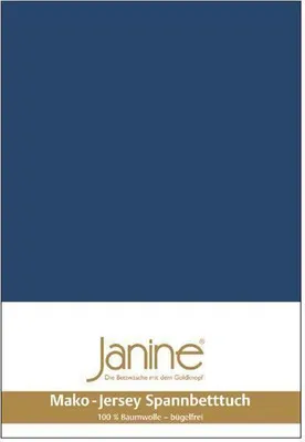 A product image with a solid dark blue background and a white section at the bottom containing branding and product information.