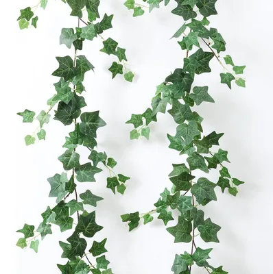 Produktbild von künstliche Efeuranken, Efeukranz, geeignet für Schlafzimmer, Wand, Party, Hochzeit, Raumdekoration, künstliche Balkonpflanzen