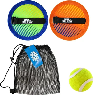 Imagen del producto de Juego Catchball, incluye 2 discos y 1 pelota, ideal para jugar al aire libre de forma interactiva