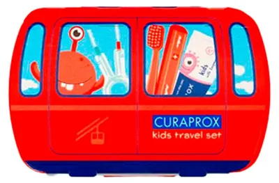 Productafbeelding van CURAPROX 73360804 CURAPROX Zahnbürste KIDS Travel-Set, 1 Set