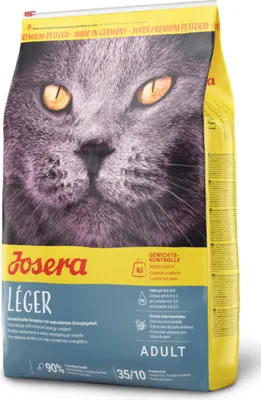 Produktbild von Josera LÉGER Katzen-Trockenfutter 10 kg Adult Geflügel