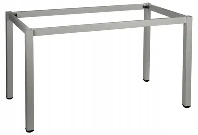 Immagine prodotto di Struttura in metallo con gamba quadrata, NY-A057/K, sezione gamba 5x5 cm, dimensioni 156x76x72,5 cm, grigio