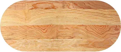 Immagine prodotto di Piano Tavolo Marrone Chiaro 140x60x2cm in Rovere Massello Ovale