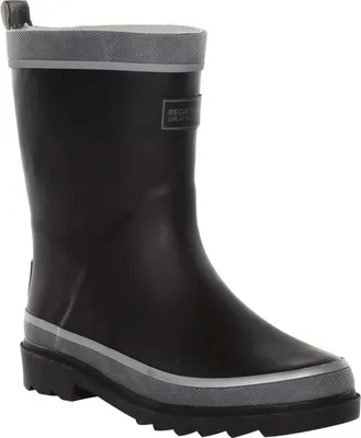 Produktbild von Regatta Great Outdoors Kinder Foxfire Gummistiefel RG2239 (33 EU) (Schwarz)