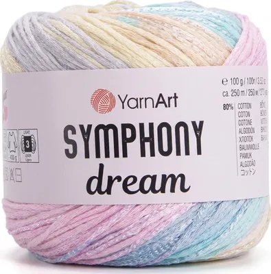 Produktbild von Yarn Art Symphony Dream 3108 Strickgarn