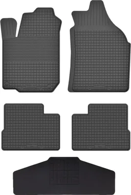 Produktbild von Gummi Fußmatten Set Für: Mitsubishi Colt V / Cjo (1996-2003) Gummimatten Schwarz
