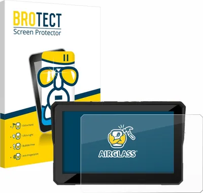 Produktbild von BROTECT Schutzglas für Carpuride W502 /W502H / W502BS / W502B Pro 5" Schutzfolie Panzer Folie Glas Display Schutz klar