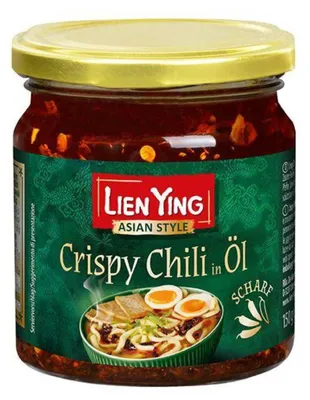 Produktbild von Lien Ying Crispy Chili in Öl, 150g