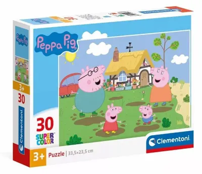 Produktbild von CLE-Puzzle 30 SuperKolor Peppa Pig 20838