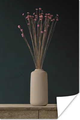 Produktbild von MuchoWow® Poster Vase - Stilleben - Blumen 60x90 cm - Wanddekoration