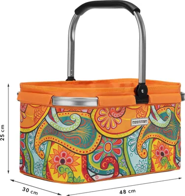 Produktbild von anndora Einkaufskorb - paisley (22 Liter) - Paisly