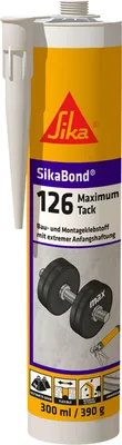 Produktbild von SikaBond-126 Max Tack schwarz Montagekleber 300ml
