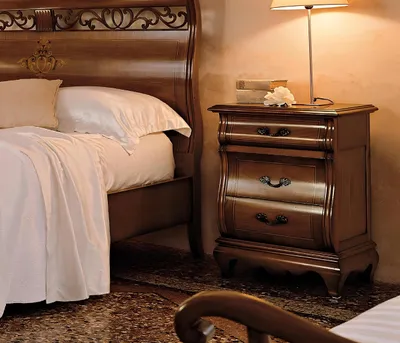 Produktbild von Nachttisch Möbel Italien Beistelltisch Schränke Schlafzimmer Nachttische Schrank