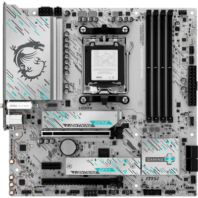 Obrázok produktu pre MSI B850M GAMING PLUS WIFI, AMD, Pätica AM5, AMD Ryzen 7000 Series, AMD Ryzen 8000 Series, AMD Ryzen 9000 Series, Pätica AM5, DDR5-SDRAM, 256 GB