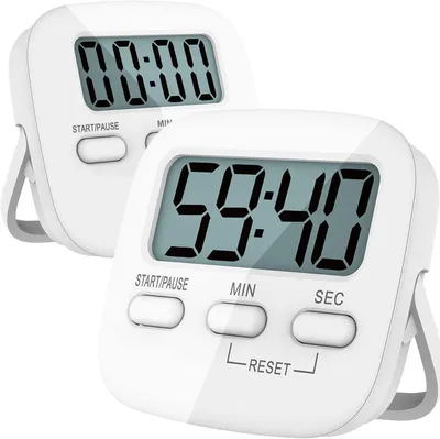 Produktbild von Digitale Küchen-Timer (2 Stück) mit LCD-Display und Magnet