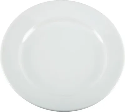 Produktbild von Olympia Whiteware Teller mit breitem Rand - 16,5cm - 24 Teller