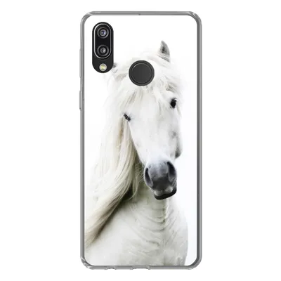 Produktbild von MuchoWow® Handyhülle Schutzhülle Hülle für Huawei P20 Lite (2020) Pferde - Nutztiere - Mähnen Silikon Softcase Handy Hülle - Kartenhalter