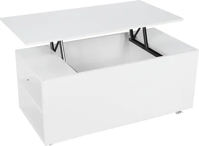 Produktbild von Heben Couchtisch Beistelltisch mit Ablagefach Regal für Home Living Room