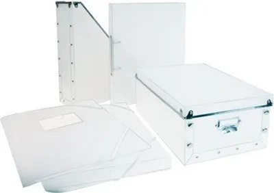 Produktbild von Büroset / Stehsammler + Ringbuch + Archivbox + Heftbox + Gummizugmappe / DIN A4