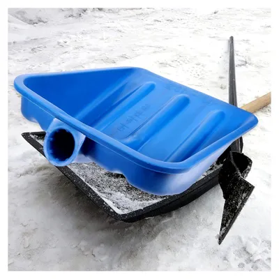 Produktbild von Winterschneeschaufel mit Austauschbarem Kunststoffschaufelkopf für Effiziente Schneeräumung