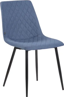 Produktbild von CLP Stuhl Telde Stoff mit Metallgestell blau
