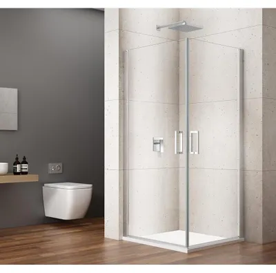 Productafbeelding van Gelco LORO Hoekdouchecabine, 900x900 mm, met hoekinstap