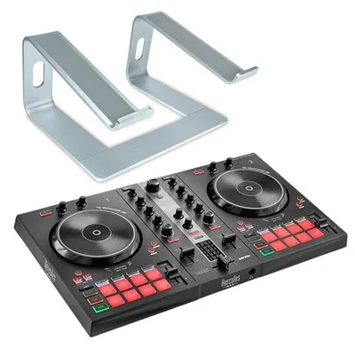 Immagine prodotto di Hercules DJ Control Inpulse 300 MK2 con supporto per laptop