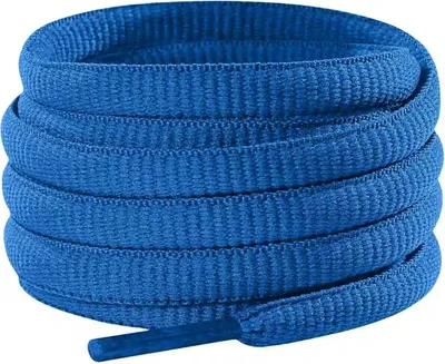 Ovale Schnürsenkel für Laufschuhe - Blau - 130 cm