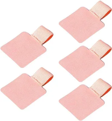 Produktbild von Penhalter - Selbsthalter - Bügel - Pinclip - Schreibgerät Halter - Clip - Selbstklebender Bügel - 5er Set - Rosa - Für Notizbücher, Tagebücher und Kalender