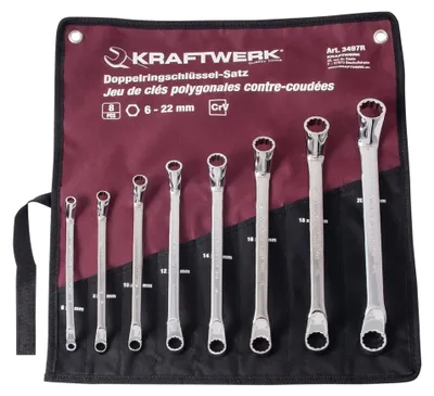 Produktbild von Kraftwerk Doppelringschlüssel Satz 8 tlg.