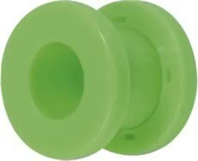Produktbild von Ohr Flesh Tunnel Piercing Acryl Screw on Grün UV Neon.VFTGR.8mm