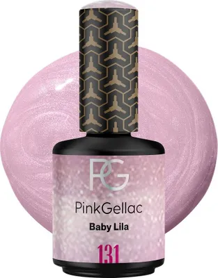 Produktbild von Pink Gellac - Shellac Nagellack 15 ml - Baby Lila Gellack - UV Nagellack