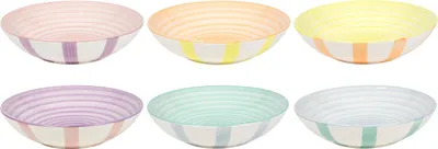 Productafbeelding van Cookinglife Diepe Borden / Pastaborden Spring Vibes ø 21 cm - 6 Stuks