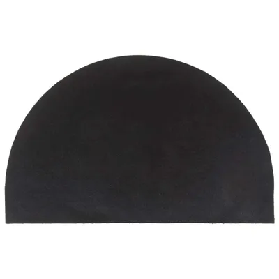 Produktbild von vidaXL Fußmatte Natur Halbrund 50x80 cm Kokosfaser Getuftet