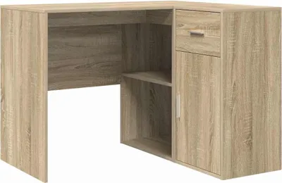 Immagine prodotto di vidaXL Scrivania angolare con cassetti in rovere Sonoma 102 x 88 x 75 cm