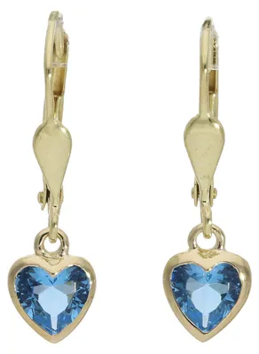Produktbild von JuwelmaLux Ohrringe 333 Gold mit Zirkonia Herzen JL10-06-1950