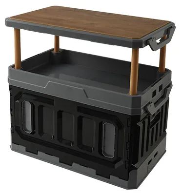 Faltbare Aufbewahrungsbox 58x36x32 cm, mit Deckel, für Kleidung & Camping