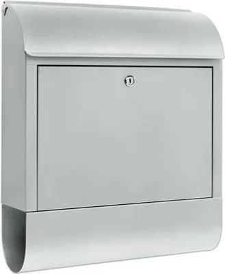 Obrázek produktu pro Burg-Wächter poštovní schránka Scandic V.460mm Š.380mm H.125mm stříbrná STA DIN C4