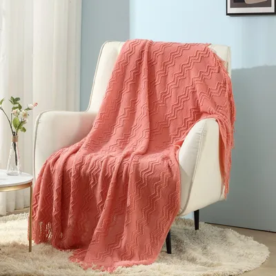 Immagine prodotto di Coperta decorativa all'uncinetto per divano e letto