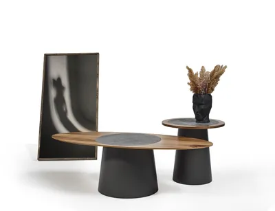 Produktbild von Couchtische Design Möbel Stil Holz Italienische Stil Tische Rundtisch