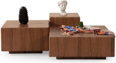 Produktbild von Beistelltisch 3er Set Couchtisch modernes Design neuer Tisch