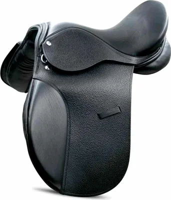 Produktbild von Sattel Vielseitigkeit aus Leder für Großpferd in Schwarz