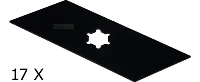 Produktbild von 17 X 16,6 CM Vertikutierer Messer Kynast 15 E 400 401 402 403 110.006.069 3R1308