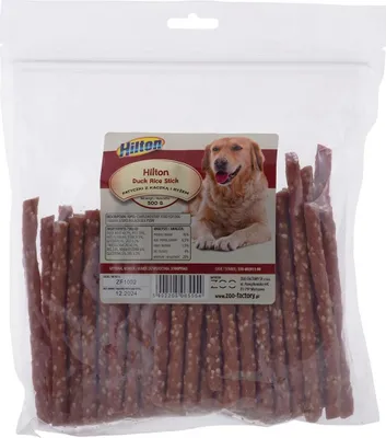 Zdjęcie produktu dla HILTON Kaczka ryżowa - gryzak dla psów - 500g