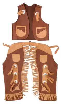 Produktbild von Kostüm Cowboy-Set – Weste & Chaps für Kinder, 7-8 Jahre