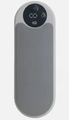 A close-up, studio shot of an electronic cleaning device.