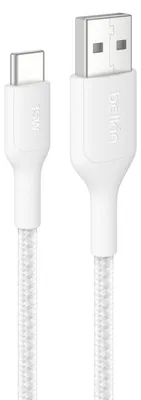 Zdjęcie produktu dla Belkin BOOSTCHARGE - Kabel USB-C, pleciony - do przesyłania danych
